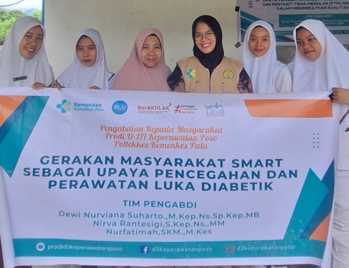 Pengabdian Masyarakat Prodi D3 Keperawatan Poso: “Gerakan Masyarakat SMART sebagai Upaya Pencegahan dan Perawatan Luka Diabetik” di Desa Tangkura, Kabupaten Poso